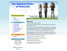 Tablet Screenshot of dyslexiaprinceton.org